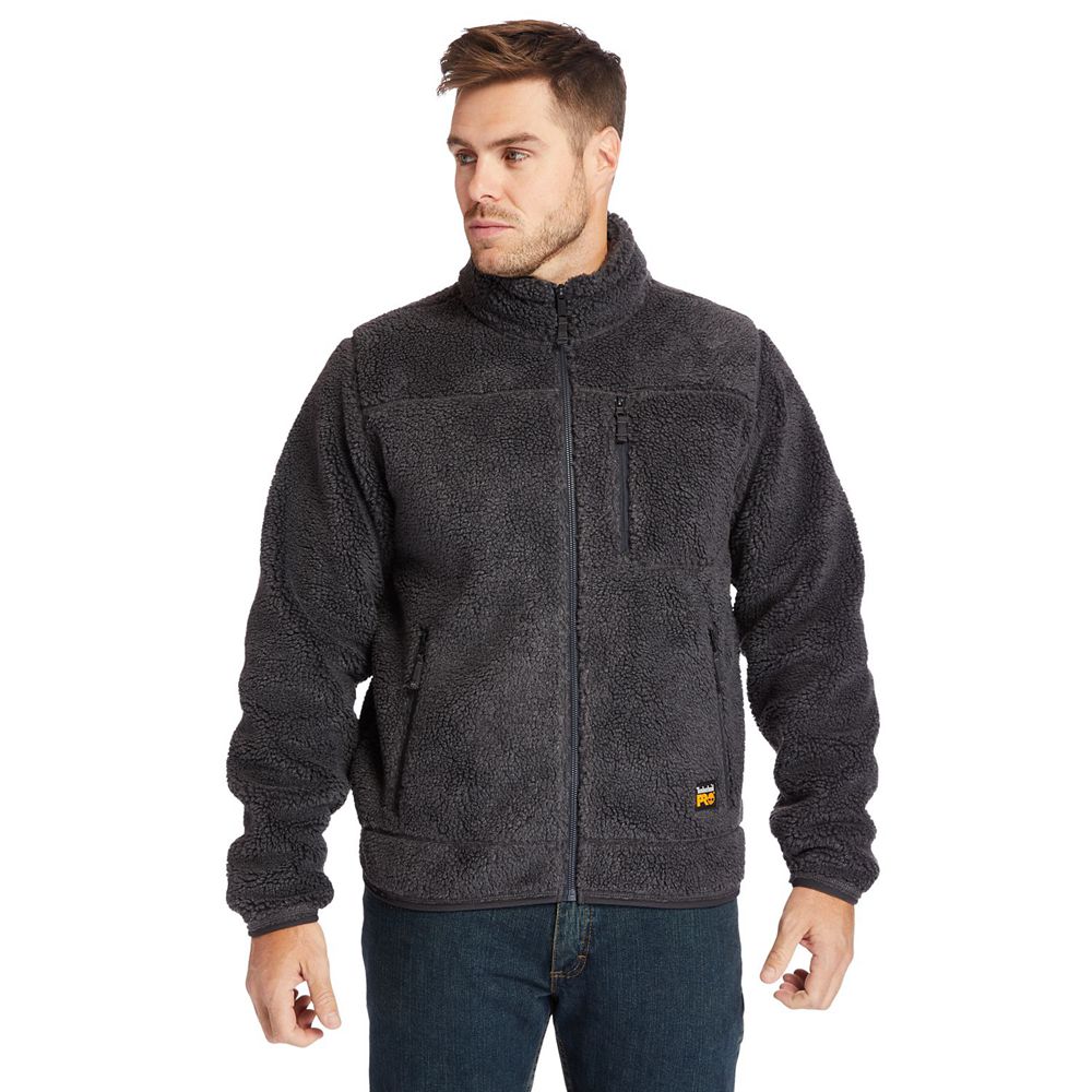 Timberland Mens Jackets PRO® Frostwall Fleece - Dark Grey - India ES5729480